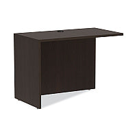 Alera Valencia Series Reversible Return/Bridge Shell, 42w x 23.63d x 29.5, Espresso (ALEVA354224ES)