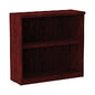 Alera Valencia Series Bookcase, Two-Shelf, 31.75w x 14d x 29.5h, Mahogany (ALEVA633032MY)