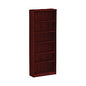Alera Valencia Series Bookcase, Six-Shelf, 31.75w x 14d x 80.25h, Mahogany (ALEVA638232MY)