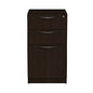 Alera Valencia Series Full Pedestal File, Left/Right, 3-Drawers: Box/Box/File, Legal/Letter, Espresso, 15.63" x 20.5" x 28.5" (ALEVA532822ES)