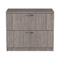 Alera Valencia Series Lateral File, 2 Legal/Letter-Size File Drawers, Gray, 34" x 22.75" x 29.5" (ALEVA513622GY)