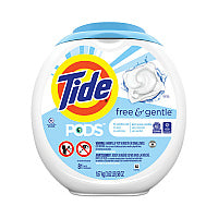 Tide(R) Pods Laundry Detergent, Unscented, 81 Pods, 4 Tubs (91798)