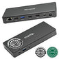 Plugable Dual Monitor USB-C Docking Station | Power Delivery | Dual 4K Moni