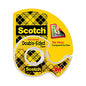 Scotch Double-Sided Permanent Tape in Handheld Dispenser, 1" Core, 0.5" x 20.83 ft, Clear (136)
