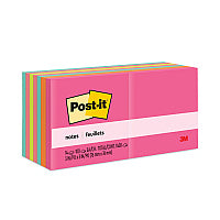 Post-it Original Pads in Poptimistic Colors, Value Pack, 3" x 3", 100 Sheets/Pad, 14 Pads/Pack (65414AN)