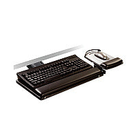 3M Sit/Stand Easy Adjust Keyboard Tray, Highly Adjustable Platform,, Black (AKT180LE)