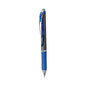 Pentel EnerGel RTX Gel Pen, Retractable, Bold 1 mm, Blue Ink, Blue/Gray Barrel (BL80C)