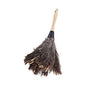 Boardwalk(R) Professional Ostrich Feather Duster, Gray, 14", Wood Handle (BWK14FD)