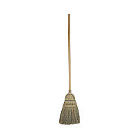 Boardwalk(R) Corn Fiber Bristle Broom, 42" Wood Handle (BWK932CCT)