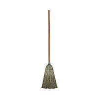 Boardwalk(R) Warehouse Broom, Corn Fiber Bristles, 42" Wood Handle (BWK932YEA)