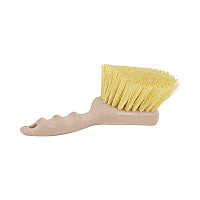 Boardwalk(R) Plastic Bristle Utility Brush, 8 1/2", Tan Handle (BWK4308)