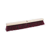 Boardwalk(R) Floor Brush Head, 3 1/4" Maroon Stiff Plastic, 24" (BWK20324)