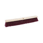Boardwalk(R) Floor Brush Head, 3 1/4" Maroon Stiff Plastic, 24" (BWK20324)