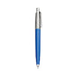 Parker Jotter Ballpoint Pen, Retractable, Medium 0.7 mm, Blue Ink, Royal Blue/Chrome Barrel (2076052)