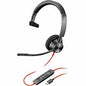 Poly Blackwire 3310 Monaural Wired Headset - WVU Recommended