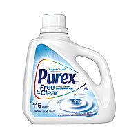 Purex(R) Free and Clear Liquid Laundry Detergent, Unscented, 4 Bottles (05020)