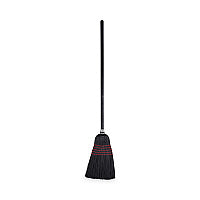 Boardwalk(R) Push Broom, Poly Bristles, 42" Handle, Black, 12 Brooms (BWK930BP)