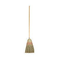 Boardwalk Parlor Broom, Yucca/Corn Fiber Bristles, 56" Overall Length, Natural, 12/Carton (BWK926YCT)