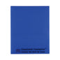 C-Line Classroom Connector Folders, 11 x 8.5, Blue, 25/Box (32005)