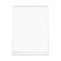 Deflecto Classic Image Double-Sided Sign Holder, 8.5 x 11 Insert, Clear (69201)