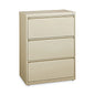 Alera Lateral File, Three Legal/Letter/A4-Size File Drawers, 30" x 18.62" x 40.25", Putty (ALEHLF3041PY)