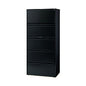 Alera Lateral File, Five Legal/Letter/A4-Size File Drawers, 30" x 18.62" x 67.62", Black (ALEHLF3067BL)