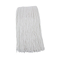 Boardwalk(R) Premium 20 oz Cut-End Rayon Wet Mop Heads, White, 12 Mops (BWK220RCT)