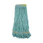 Boardwalk(R) EcoMop Looped-End Mop Head, Extra Large, Green, Each (BWK1200XL)