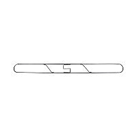 Boardwalk(R) Clip-On Dust Mop Frame, 60w x 5d, Zinc Plated (BWK1460)