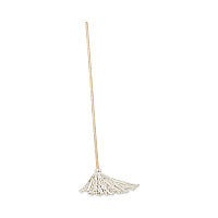 Boardwalk(R) Deck Mop; 48" Wooden Handle, 12oz Cotton Fiber Head, 6/Pack (BWK112C)