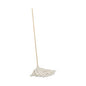 Boardwalk(R) Deck Mop, 48" Wooden Handles, 16 oz Cotton Mops, 6 Mops (BWK116C)