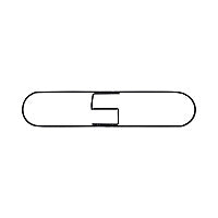 Boardwalk(R) Clip-On Dust Mop Frame, 24w x 5d, Zinc Plated (BWK1424)
