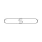 Boardwalk(R) Clip-On Dust Mop Frame, 36w x 5d, Zinc Plated (BWK1436)