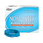 Alliance Antimicrobial Non-Latex Rubber Bands, Size 33, 0.04" Gauge, Cyan Blue, 4 oz Box, 180/Box (42339)