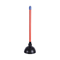 Boardwalk(R) Toilet Plunger, 18" Handle w/ 5 5/8" Dia Bowl, 6 Plungers (BWK09201)