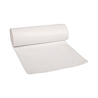 Boardwalk(R) Can Liners, 55 gal, White, 10 Bags/Roll, 10 Rolls/Carton (BWK515)