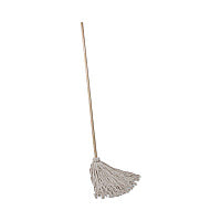 Boardwalk(R) Deck Mop; 54" Wooden Handle, 24oz Cotton Fiber Head, 6/Pack (BWK124C)