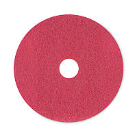 Boardwalk(R) Standard 20" Floor Pads, Red, 5/Carton (BWK4020RED)