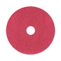 Boardwalk(R) Standard 20" Floor Pads, Red, 5/Carton (BWK4020RED)