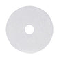 Boardwalk(R) Standard 17-Inch Diameter Polishing Floor Pads, White (BWK4017WHI)