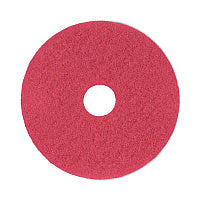 Boardwalk(R) Standard Red 17" Buffing Floor Pads, 5 Pads (BWK4017RED)