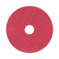 Boardwalk(R) Standard Red 17" Buffing Floor Pads, 5 Pads (BWK4017RED)