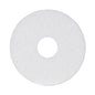 Boardwalk(R) Standard 12" Diameter Polishing Floor Pads, White, 5 Pads (BWK4012WHI)