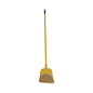 Boardwalk(R) Poly Bristle Angler Broom, 49" Handle, Black, 12/Carton (BWK932M)