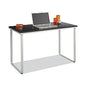 Safco Steel Desk, 47.25" x 24" x 28.75", Black/Silver (1943BLSL)