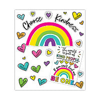 Carson-Dellosa Motivational Bulletin Board Sets, 75-Piece Set, Kind Vibes, 30" x 16", Multicolor (110524)