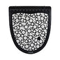Boardwalk Disposable Urinal Floor Mat 2.0, Shield-Shaped, Black/White Slip-Resistant Surface, 17.5" x 20", 6/Carton (UMBW)