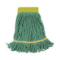 Boardwalk(R) Super Loop Mop Head, Cotton/Synthetic, Small, 12 Mop Heads (BWK501GN)
