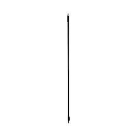 Boardwalk(R) Fiberglass Broom Handle, Nylon Plastic Threaded End, Black (BWK636)