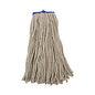 Boardwalk(R) Cut-End Lie-Flat Wet Mop Head, Cotton, 16 oz, White (BWK716CCT)